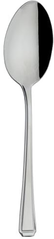 Grunwerg Cucchiai da Dessert, Acciaio Inossidabile, Silver, 18 x 4 x 1 cm, 12 Pacco