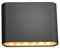 LongLife LED GmbH by HK Wandleuchte Slide 5W UP and DOWN 3000K IP54 schwarz Außenleuchte für die Wand-/Mauermontage Fassadenleuchte Außenwandleuchte Lichtaustritt nach oben und unten