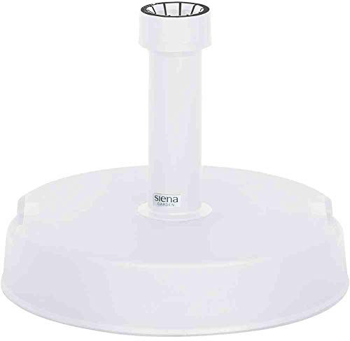 Siena Garden Support en béton Rond Blanc 20 kg