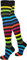 normani Top modische Damen Overknees in verschiedenen Designs/Baumwolle mit Elasthan Auswahl Farbe Regenbogen Größe OneSize