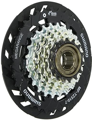 SHIMANO Unisex - Adulti MF-TZ510 Corona a vite marrone, nero, 7 scomparti
