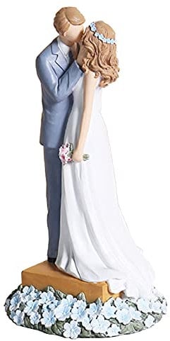 Wedding Cake Topper, Artisanat En Résine Figurines D'ange Figurines Peintes à La Main Ornement De Bureau à La Maison Cadeaux De Mariage Pour La Maison Boutique Décoration Entreprise Bureau(bs20618)