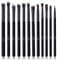 MSQ Eyeshadow Brushes 12Pcs Professional Eye Makeup Brush Set,Eye Makeup Brushes Set for Concealer, Eyeliner, Eyelash,Eyebrow, Blending, Contour (Pure Black)