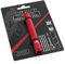 KOM Cycling Reparatur-Set für schlauchlose Reifen, für Fahrräder, 8 Farben, Rot (PRO mit CO2-Inflator)
