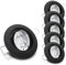 trendlights24 Decora Decken Einbaustrahler flach 35 mm 230V 5er Set - LED Spots je 5W Neutralweiß 400lm austauschbar - Schwarz matt schwenkbar 68 mm