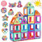 aaczly Magnetic Tiles for Kids 50PCS Magnetic Building Blocks 3D Toys Building Construction STEM Educational Toys for Toddler Boys Girls Age 3 4 5 6 7 8 Years Old