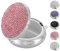 Zingso Bling Klein Pillendose Für Unterwegs, Strass Pille Fall für Frauen Mädchen Fischöle Vitamine Medizin, Metall Tragbare Pillendose Organizer für Geldbörse, Tasche, Reise (Bling Rosa)