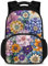 Pzuqiu Mochila de camping para hombres y mujeres, mochila para laptop de 17 pulgadas con lonchera aislada, mochila de escalada de gran capacidad, flor bohemia
