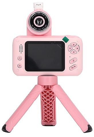 AuroraPeak Kinderkamera Kinderkamera HD 6,1 cm Bildschirm 40MP Foto 1080P Videokamera Spielzeug mit rosa 32G Speicherkarte