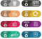 Bettinay 8PCS Recycling Stickers for Bins, 150 X 50 mm Self Adhesive Waterproof Mixed Recycling Bin Labels