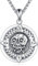 VENACOLY Memento Mori Halskette 925 Sterling Silber Memento Mori Anhänger Schädel Schmuck Weihnachtsgeschenke für Männer Frauen