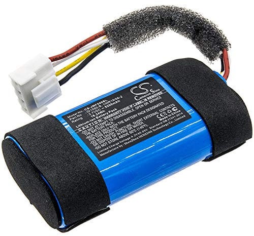 TollCor 5200mAh/3.7V Battery Replacement for JBL Flip 5, JBLFLIP5WHTAM, Link Portable, P/N: 1INR19/66-2, 33LIR200120, ID1060-A, ID1060-B