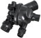 Hajus 1211404 Thermostat Kühlmittel 102°C Kompatibel mit BMW 1er E87 82 3er Cabriolet E93 318i 320i 2.0L 2006-2013 5er E60 520i 2.0L 2006-2010 1er Coupe E82 120i 2.0L 2007-2013