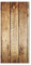banjado® Magnettafel 37 x 78cm / Magnetwand aus Metall/Magnetpinnwand als Memoboard/Pinnwand Magnettafel Küche, Büro, Kinderzimmer inkl. 4 Magnete & Montageset - Motiv Geöltes Holz