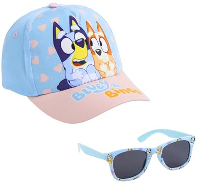 BlueY Baseball Cap und Sonnenbrille für Jungen und Mädchen, UV-Schutz Sonnenbrille, Sommer Kinder Baseball Cap