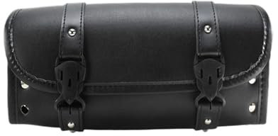 Motorrad Satteltaschen Für Sportster Für Dyna Für Touring Für Softail Motorrad Werkzeug Taschen Schwanz Lagerung Schwarz/Braun Seite Tasche Motorrad Satteltaschen(Black Bag)