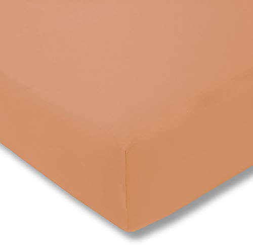 ESTELLA Spannbetttuch Feinjersey | apricot