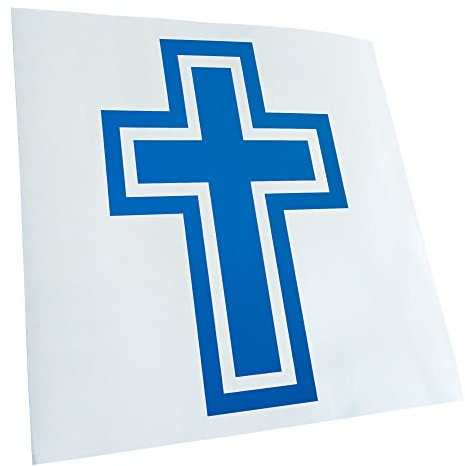 Autoaufkleber - Kirche Kreuz Gott Aufkleber für Auto, Laptop, Fahrrad, LKW, Motorrad mehrfarbig JDM Decal Racing