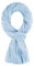 Allée du foulard - Schal aus 100% Baumwolle - 200x100 cm - Schals & Tücher für Damen, Kopftuch, Halstuch Damen, Schal, Loop Damen, Stola Damen - für alle Jahreszeiten (Himmelblau)