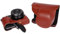 Handgemachte echte Echtleder Voll Kamera Tasche Abdeckung für Panasonic GX85 GX80 GX7 II mit X14-42mm Objektiv unten offen Braun Farbe