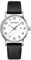WENGER Herren Armbanduhr Avenue Ø 42mm, Swiss Made, Analog Quarz, Wasserdicht bis 100 m, Silikon-Armband, Silberweiss/Schwarz, 01.1641.103