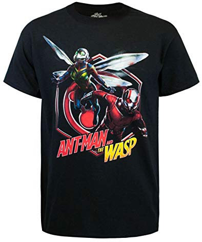Ant Man Marvel and The Wasp Burst Men's T-Shirt Black
