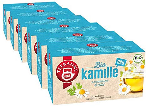 Teekanne Bio Kamille, 6er Pack