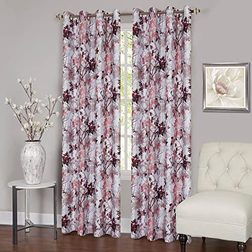 ACHIM Lined Blackout Grommet Curtain Panel, 50 x 63 in, Blush