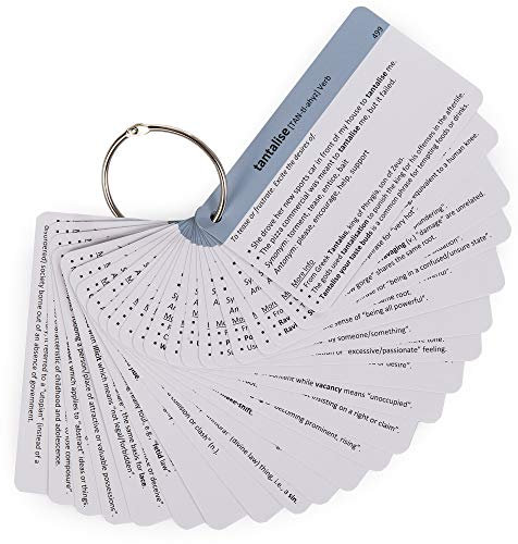 550 Key Words with Synonyms, Antonyms, Roots, Usage and Pronunciation - 11 Plus Core Vocabulary Flash Cards