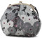 NOREN Gamaguchi Schultertasche Made in Japan (Retro Blume) Japanisches Muster für Damen und Mädchen Geschenk, Schwarz, Large