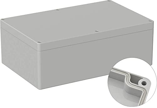 TRU COMPONENTS TC-9065540 Outdoor-Gehäuse 250 x 160 x 90 Polycarbonat Lichtgrau (RAL 7035) 1 St.
