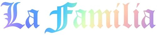 La Familia XL 0344 (Oil Slick Hologramm) // Sticker OEM JDM Style Aufkleber
