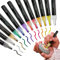 Artina 12tlg Acryl Marker Set wasserfest Acrylstifte für Steine Glas Leinwand Keramik Holz – extra dicke Acrylmarker Steine bemalen Wasserfeste acryl stifte Filzstifte – acrylic paint marker
