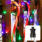 hellum Lichterkette 40 LED bunt Trafo 3,9m Lichtlänge 10 m Zuleitung Outdoor Außen Deko Beleuchtung Garten Party <60 Lumen 560497