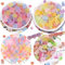 120Pcs Kawaii Slime Charms 3D Cute Mini Flatback Nail Gummy Bear Beads Bulk Resin Jewelry Making Candy Embellishments Supplies for Cell Phone Scrapbooking DIY Crafts