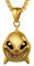U7 Haifisch Maske lächelnde Hai Anhänger Halskette 18k vergoldet 50+5cm/2mm Venezianierkette Männer Jungen Ozean Tier Modeschmuck Accessoire für Geburtstag