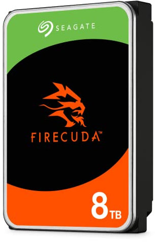 Seagate FireCuda 8TB interne Festplatte HDD, 3.5 Zoll, 7200 U/Min, CMR, 256 MB Cache, SATA 6GB/s, silber, inkl. 3 Jahre Rescue Service, FFP, Modellnr.: ST8000DX001