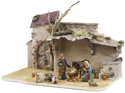 Marolin Orientalischer Stall mit Ziegeldach, für 8-10cm Figuren