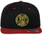 Cobra Kai Offizielles Lizenzprodukt Patch Premium Snapback Cap (Schwarz-Rot), Einheitsgröße