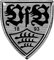 VfB Aufkleber 3D Wappen schwarz
