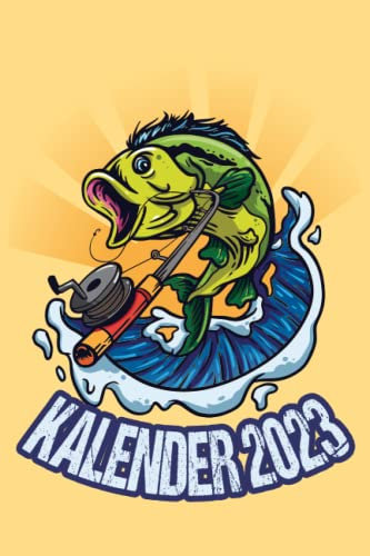 Kalender 2023: XXL Kalender DIN A5 2023 1 Tag = 1 Seite mit großem Tagesplaner und großartiger Übersicht. Monatsübersicht, Erinnerung und Notizen in diesem Kalenderbuch | Fisch Kalender 2023