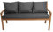 Bankauflage für Gartenbank- Polsterauflage für & Hollywoodschaukel-Gartenschaukel Kissen-hollywoodschaukel Kissen-bankkissen Outdoor (160 x 50 x 50 cm, Anthrazit)