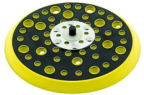 Josenidny 150 mm 5/16 Thread 52 Holes Medium Density Random Orbital Sander Hook and Loop Holder Compatible with Ceros Deros