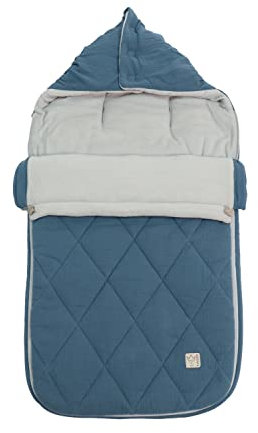KAISER 65784961 ANNY Sommer Fußsack, Perfekt für warme Tage geeignet, 6-36 Monate, Fb. agean blue