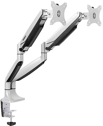 SpeaKa Professional SP-MM-930 2fach Monitorhalterung 33,0 cm (13) - 81,3 cm (32) Gasdruck-Technik, Schwenkbar, Neigba