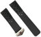 London Craftwork Silikon Armband Kompatibel Mit Tag Heuer Uhr Monaco Carrera Formel 1 Uhr 22mm Schwarz-Silber