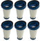 6 filtri HEPA per aspirapolvere LH11927 LH11928 Rotaro PowerVac 2 in1 Senza Fili di Ricambio