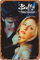 Buffy The Vampire Slayer Blechschild, Metallschild, Vintage-Metall-Poster, Wanddekoration, mehrfarbig, 20,3 x 30,5 cm