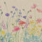 25 nachhaltige Servietten aus Recycling-Papier Blumen Blumenwiese pastell als Tischdeko. Papierservietten mit Motiv. Ökologisch nachhaltige Deko aus recyceltem Papier. 33x33cm