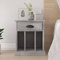 Rantry Nachtschrank Beton Grau 43x36x50 cm Nachttisch Sofa Beistelltisch Beistelltisch Aufbewahrungsschrank für Wohnzimmer und Schlafzimmer Möbel Couchtisch